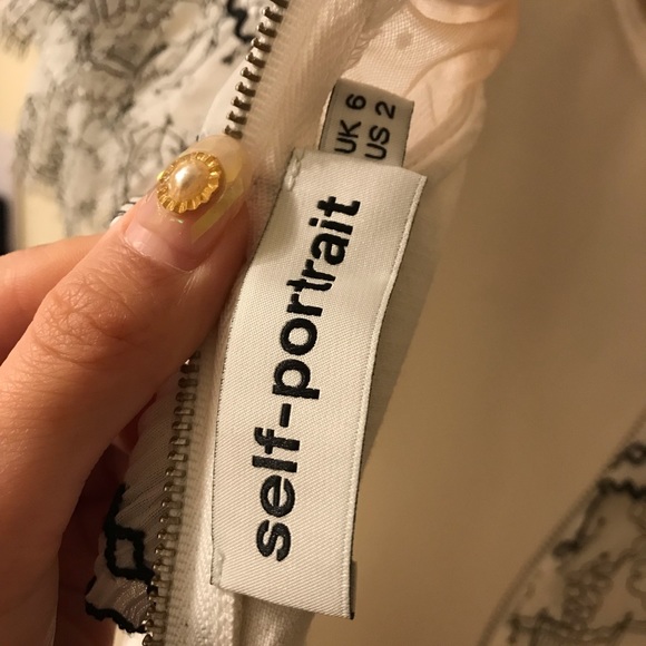 Self-Portrait lace cocktail dress
